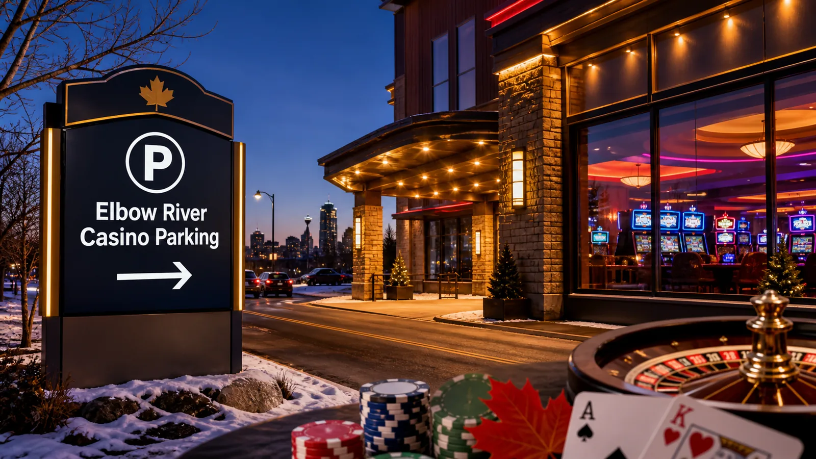 Elbow River Casino Parking content banner
